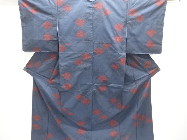 JAPANESE KIMONO / DORO OSHIMA TSUMUGI (5 maruki) / WOVEN PLANT